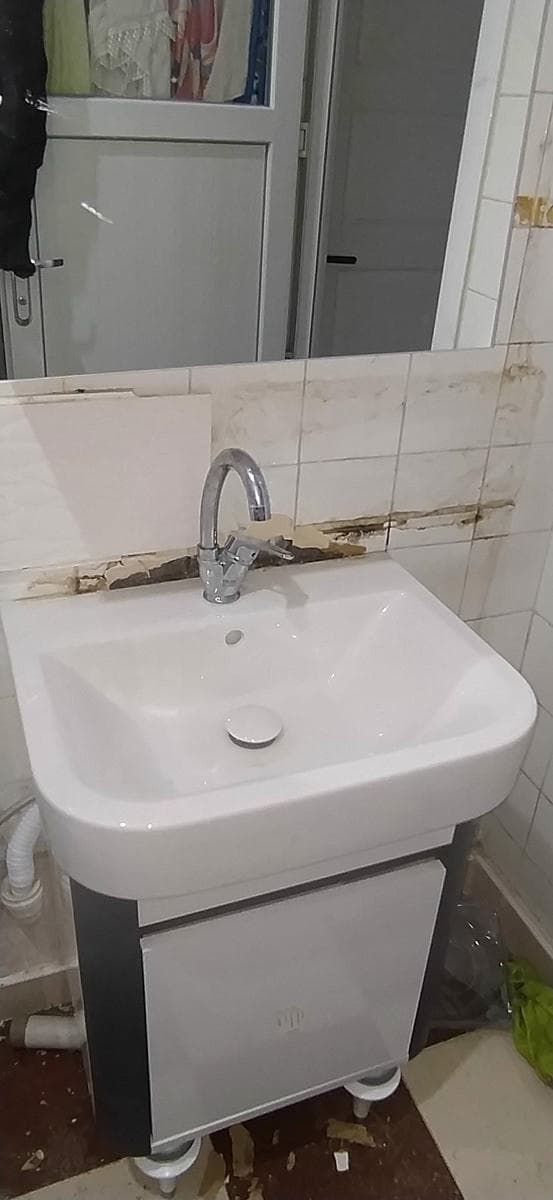 Lavabo tesisat bağlantı kontrolü